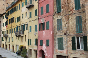 alte bunte Häuser - old houses
