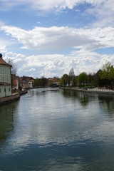 Fototapeta na wymiar Stadtansicht Landshut an der Isar