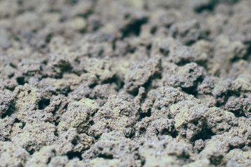 Instant coffee in granules. Instant coffee background macro.