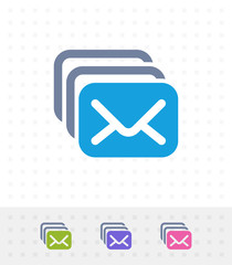 Mail Stack - Mix Icons. A professional, pixel-perfect icon.