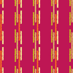 Seamless geometric pattern. Texture of cells and strips. Scribble texture. Textile rapport.