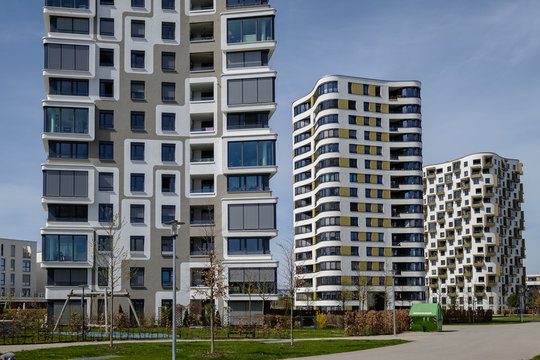 Moderner Wohnungsbau, Obersendling, M&uuml;nchen