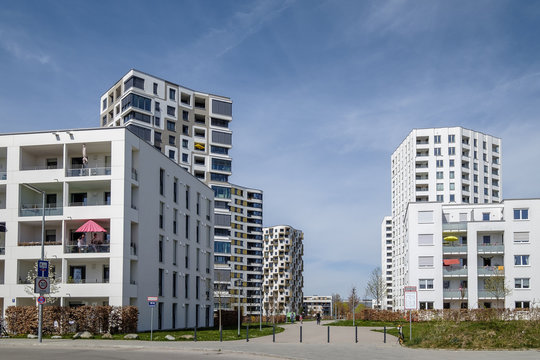 Moderner Wohnungsbau, Obersendling, M&uuml;nchen