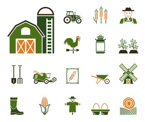Bauernhof Iconset - Farbe © ii-graphics