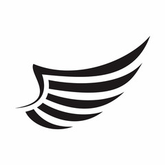 Wings Logo Vector Silhouette