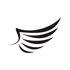 Wings Logo Vector Silhouette