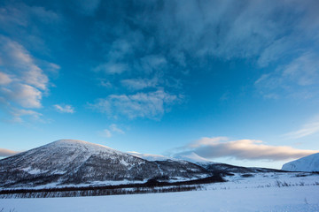 Fototapeta na wymiar Winter in Norwegen