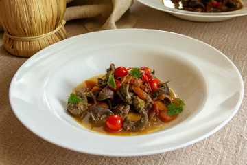 Lamb kidney stew