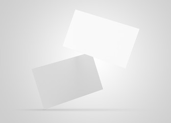 floating business cards