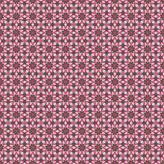 Ancient Geometric pattern in repeat. Fabric print. Seamless background, mosaic ornament, ethnic style.