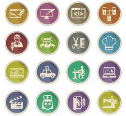 courses icon set