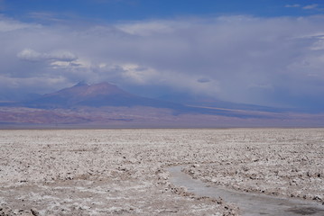 Fototapeta na wymiar Gewitterfarben in der Wüste