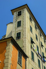 Fototapeta na wymiar Italy liguria camogli house facade