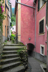 Fototapeta na wymiar Italy liguria cinque terre narrow street