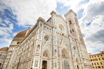 Europe Florence italy, Duomo di Firenze, Dome famous place square,building in summer background, Italy landscape