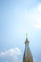 Fototapeta na wymiar The Pagoda of Wat Phra That Panom temple in Nakhon Phanom, Thailand.