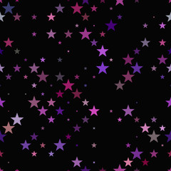 Seamless geometric pentagram pattern - vector background design © David Zydd