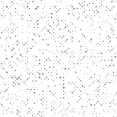 Grey abstract pentagram star pattern background - vector design