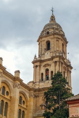 Fototapeta na wymiar Bell tower of the Catedral de la Encarnación