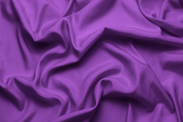 Smooth Silk Fabric or Statin of Purple with Waves, Can be used as background or wallpaper