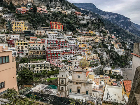 The Amalfi Coast, Italy. March 2018. Capturing the colours of the old towns of Positano, and Amalfi along the Italian Coast, stopping to hike Mt Vesuvius. on the way