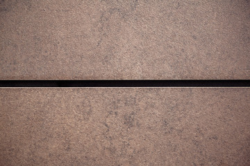 Fototapeta premium Brown ceramic tile with seams. Abstract: lines, pattern, background