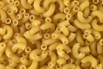 pasta macaroni and spaghetti texture background close-up