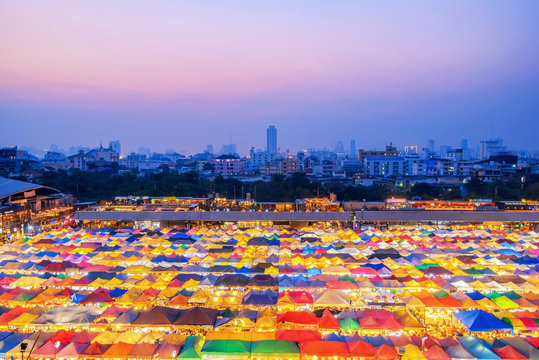 Train Night Market Ratchada - Bangkok