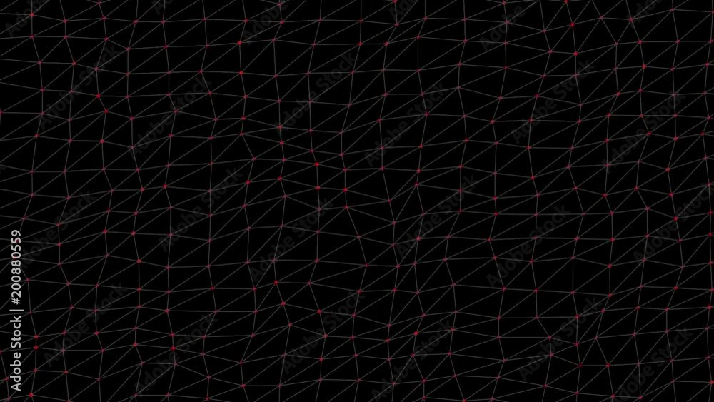 Poster connection structure , 3d animation abstract background. abstract blue geometrical background with m