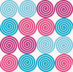 Fototapeta na wymiar Seamless abstract background with spirals