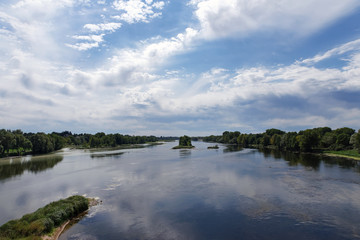 Fototapeta na wymiar Loire river banks 