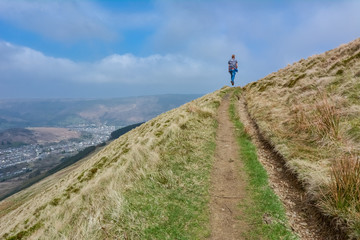 when the weather is good i walk 