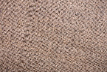 Fototapeta na wymiar jute sackcloth fabric as texture background