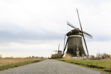 A typical Dutch windmill, Leidschendam near Den Haag, the Netherlands - 200885952