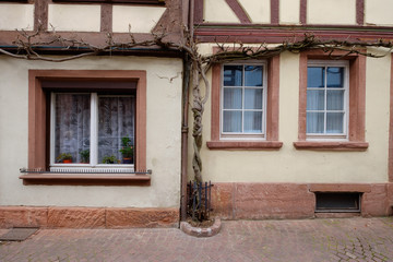 Hausfassade in Unterfranken