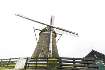 A typical Dutch windmill, Leidschendam near Den Haag, the Netherlands - 200886565