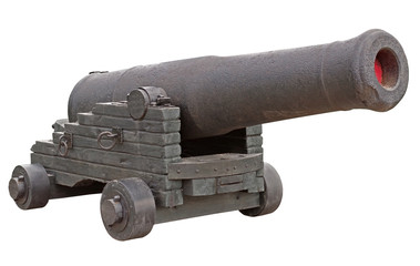 Old ship cannon