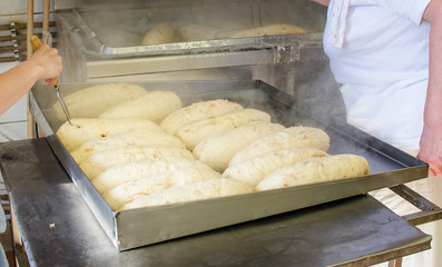 Cooking bread dumplings