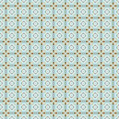 Ancient Geometric pattern in repeat. Fabric print. Seamless background, mosaic ornament, ethnic style.