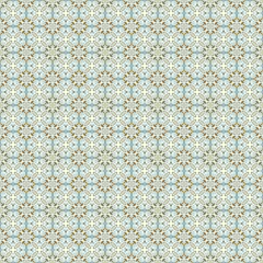 Ancient Geometric pattern in repeat. Fabric print. Seamless background, mosaic ornament, ethnic style.