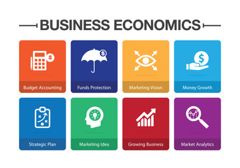 Business Economics Infographic Icon Set