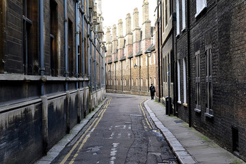 Quiet street in Cambridge