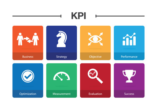 KPI Infographic Icon Set