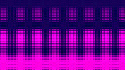 Halftone gradient pattern vertical vector illustration. Pink dark blue dotted, blue halftone texture. Pop Art blue pink halftone, comics Background. Background of Art. AI10