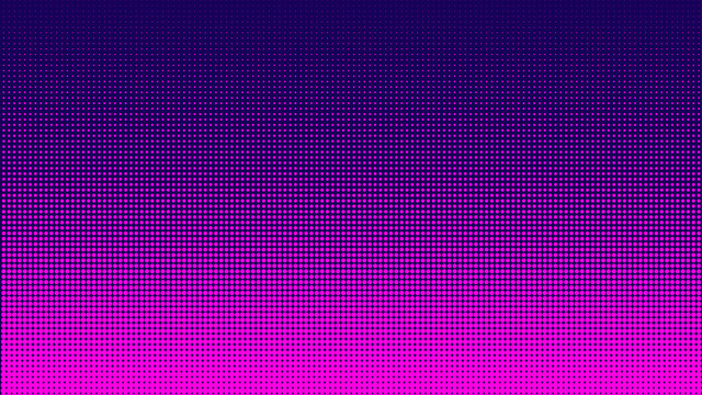 Halftone gradient pattern vertical vector illustration. Pink dark blue dotted, blue halftone texture. Pop Art blue pink halftone, comics Background. Background of Art. AI10