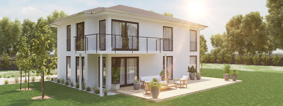 Single Family Home One Story Images – Browse 27 Stock Photos, Vectors