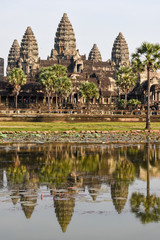 Fototapeta premium Angkor Wat temple at Siem Reap, Cambodia.
