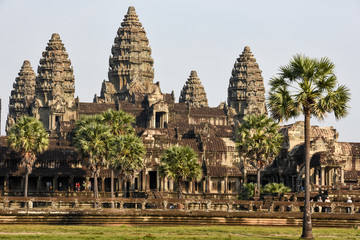 Fototapeta na wymiar Angkor Wat temple at Siem Reap, Cambodia.