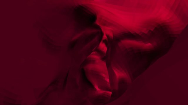 Animation of tunnel is made of pixels. Pixel tunnel. Seamlessly looping animation of a camera moving forward toward a light at the end of the tunnel. Elegant Tunnel