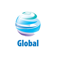 vector logo globe